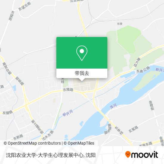 沈阳农业大学-大学生心理发展中心地图