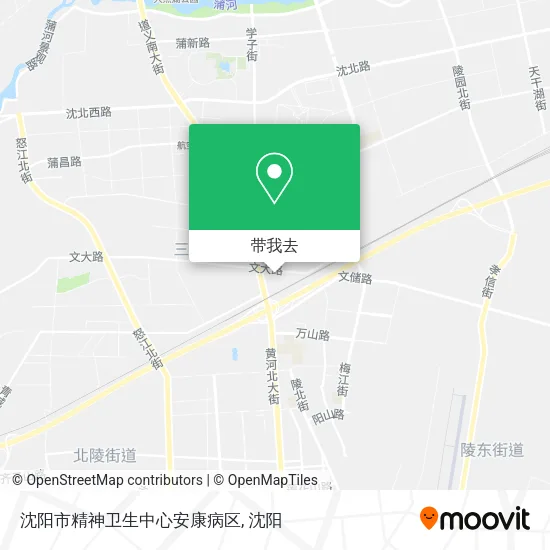 沈阳市精神卫生中心安康病区地图