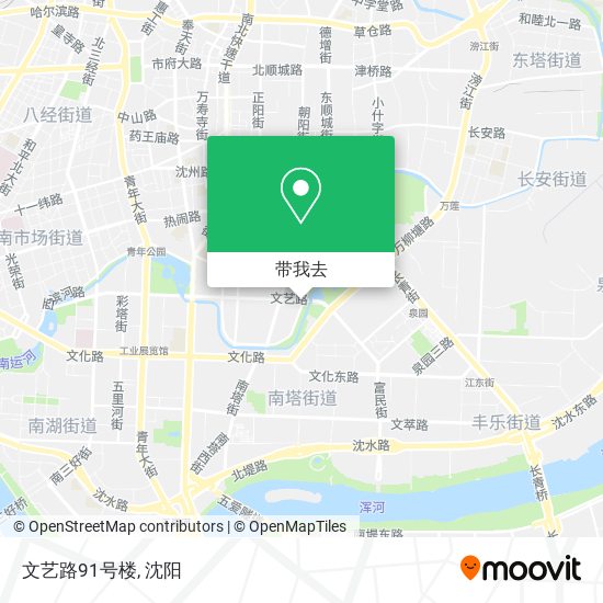 文艺路91号楼地图