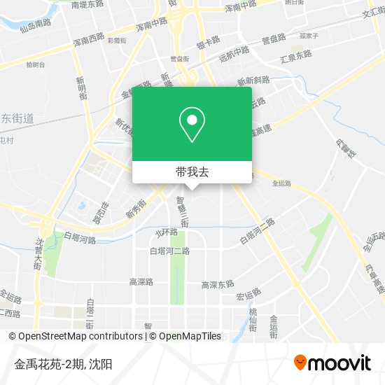金禹花苑-2期地图