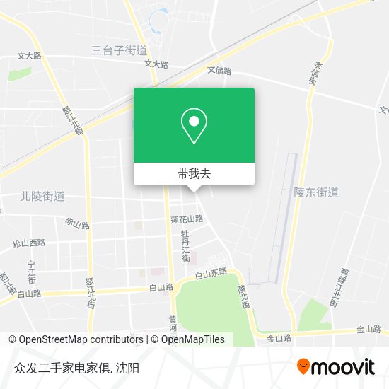 众发二手家电家俱地图