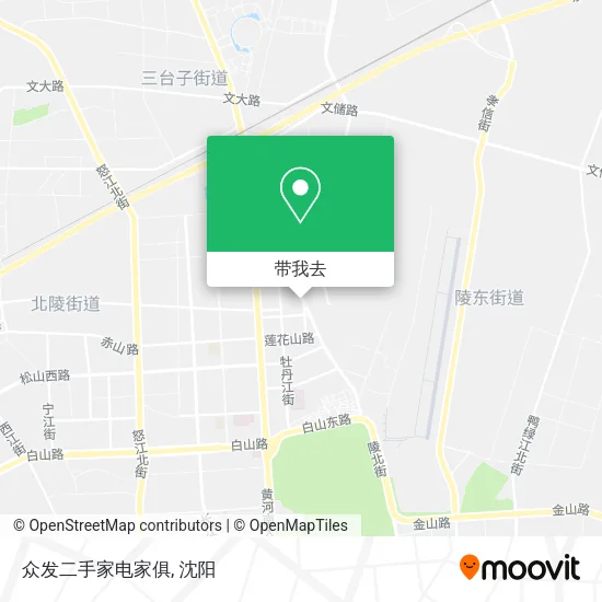 众发二手家电家俱地图