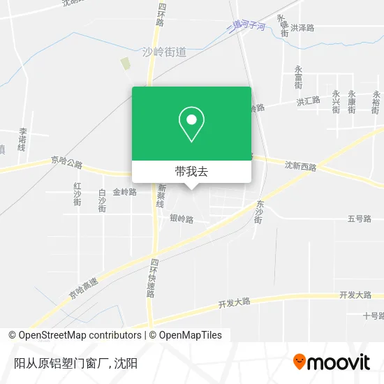 阳从原铝塑门窗厂地图