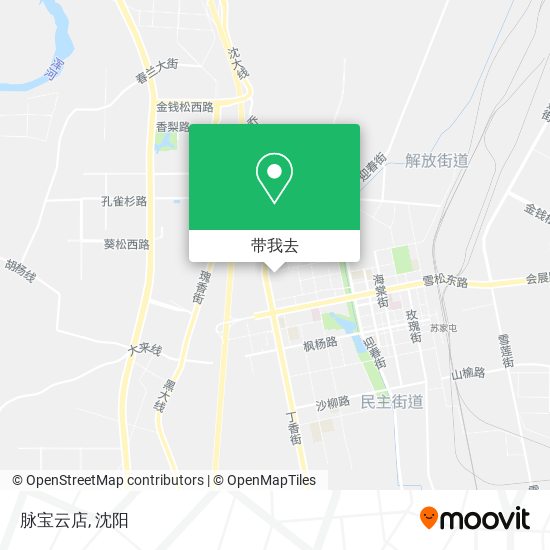 脉宝云店地图