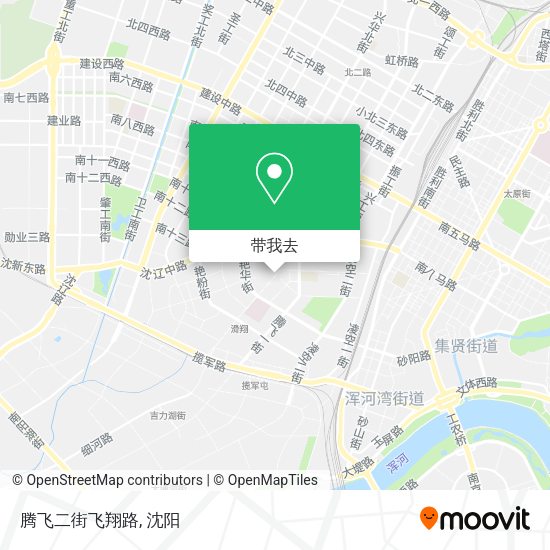 腾飞二街飞翔路地图