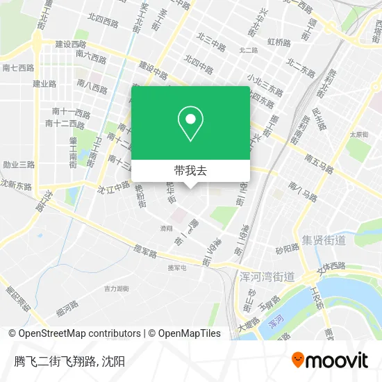 腾飞二街飞翔路地图