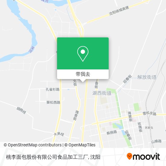 桃李面包股份有限公司食品加工三厂地图