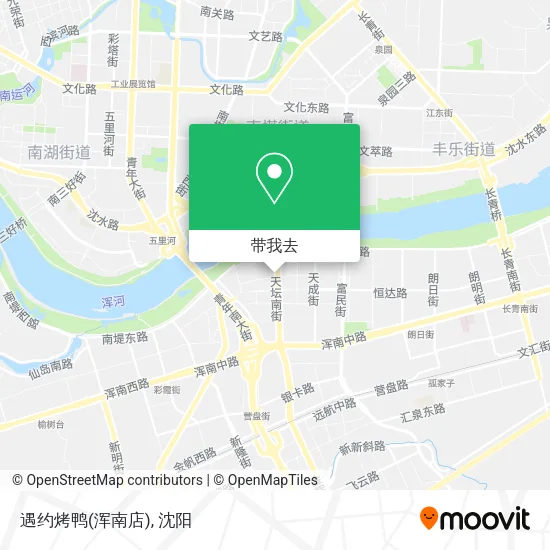 遇约烤鸭(浑南店)地图
