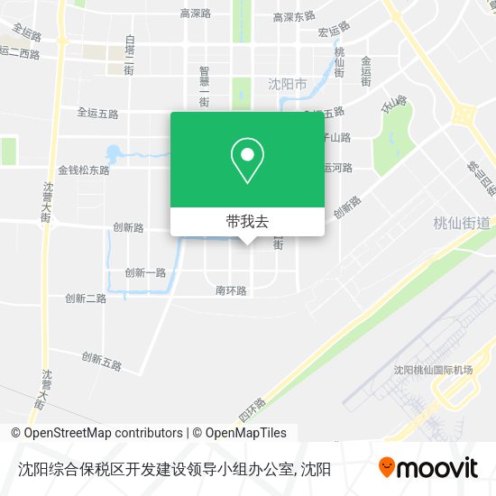沈阳综合保税区开发建设领导小组办公室地图