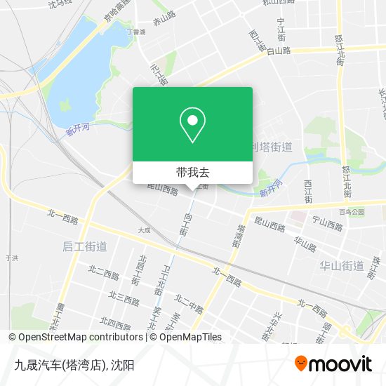 九晟汽车(塔湾店)地图