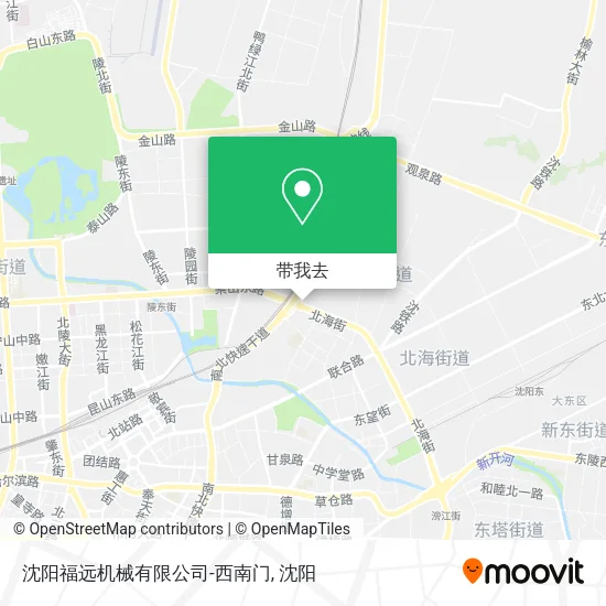 沈阳福远机械有限公司-西南门地图
