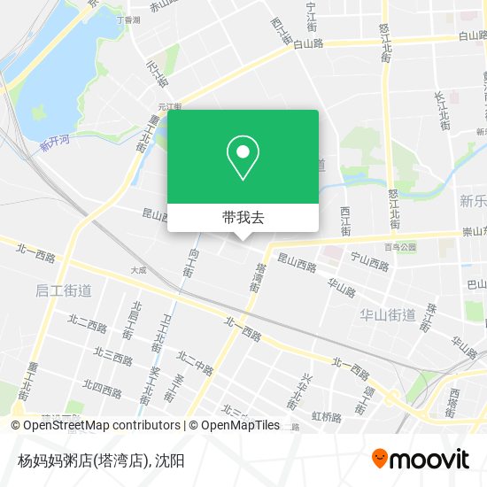 杨妈妈粥店(塔湾店)地图