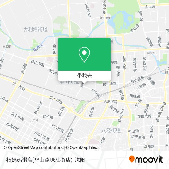 杨妈妈粥店(华山路珠江街店)地图