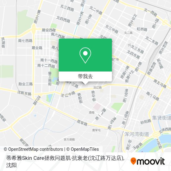 蒂希雅Skin Care拯救问题肌·抗衰老(沈辽路万达店)地图