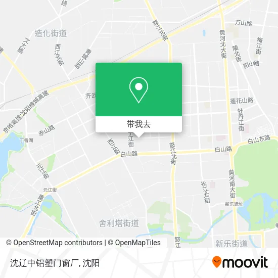 沈辽中铝塑门窗厂地图
