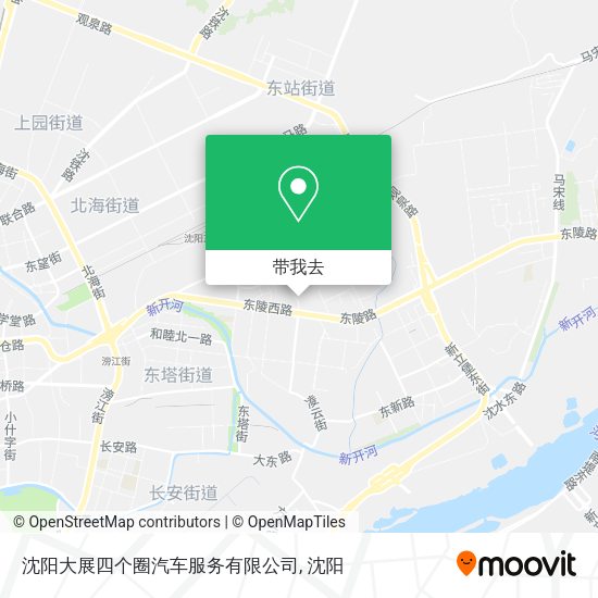 沈阳大展四个圈汽车服务有限公司地图