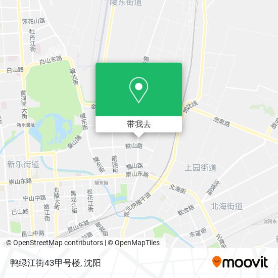 鸭绿江街43甲号楼地图
