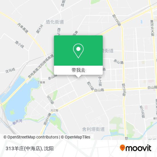 313羊庄(中海店)地图