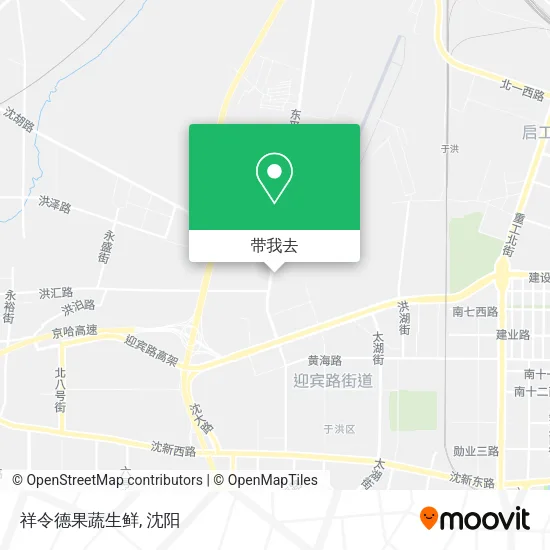 祥令德果蔬生鲜地图