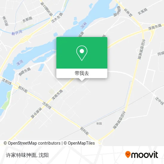 许家特味抻面地图