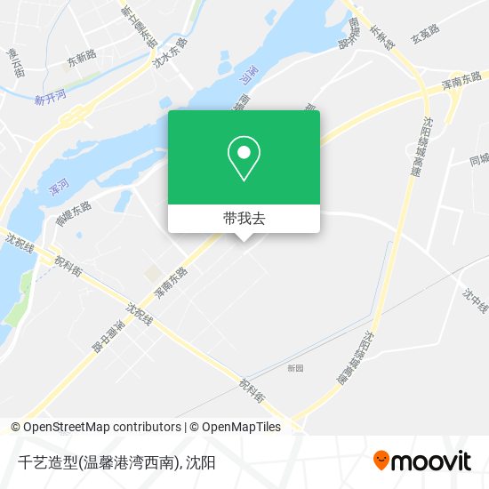 千艺造型(温馨港湾西南)地图