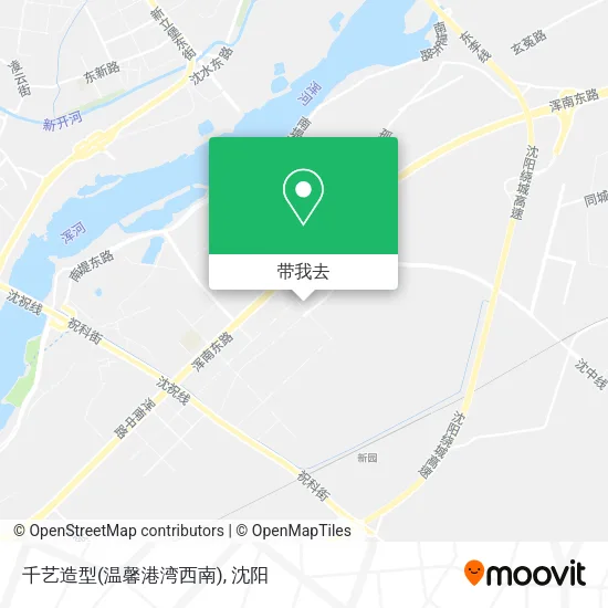 千艺造型(温馨港湾西南)地图