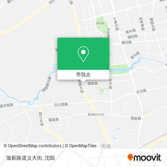 蒲新路道义大街地图