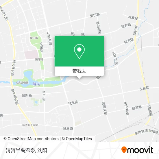 清河半岛温泉地图