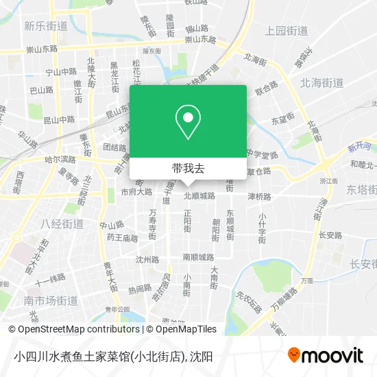 小四川水煮鱼土家菜馆(小北街店)地图