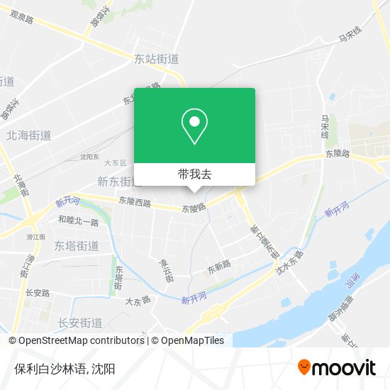 保利白沙林语地图