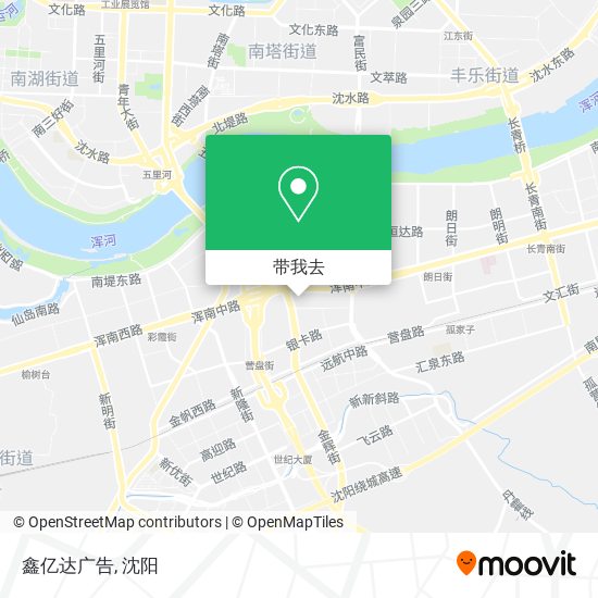 鑫亿达广告地图
