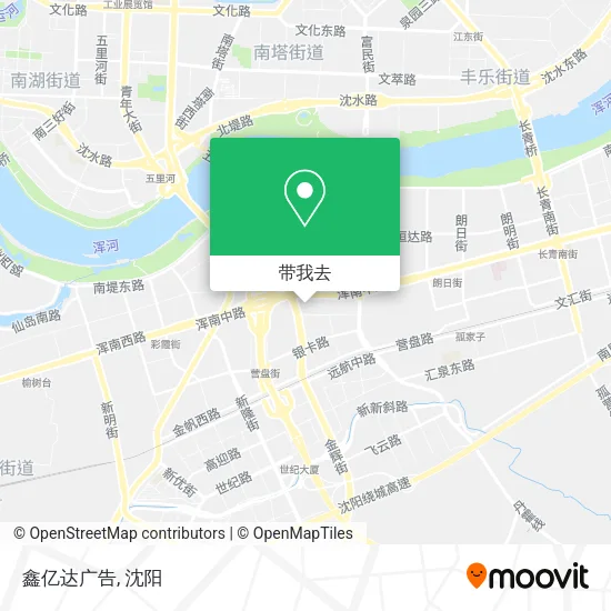 鑫亿达广告地图