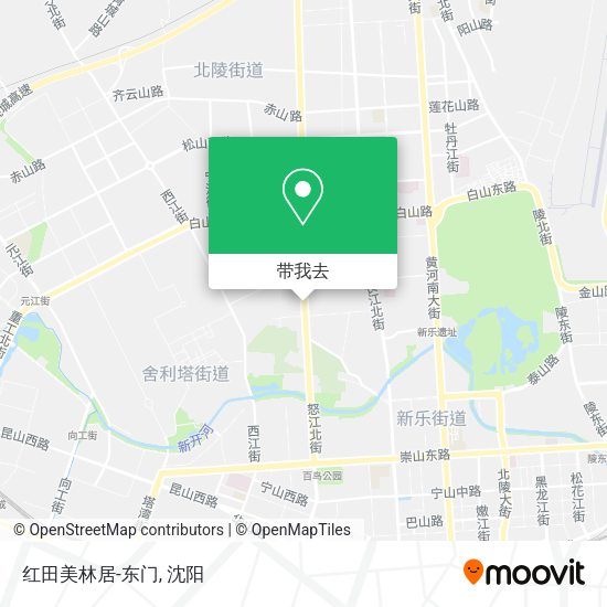 红田美林居-东门地图