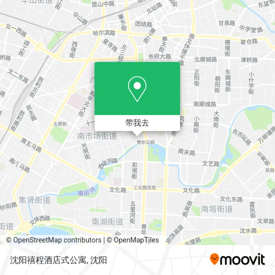 沈阳禧程酒店式公寓地图
