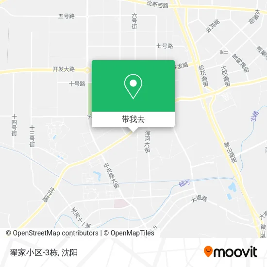 翟家小区-3栋地图