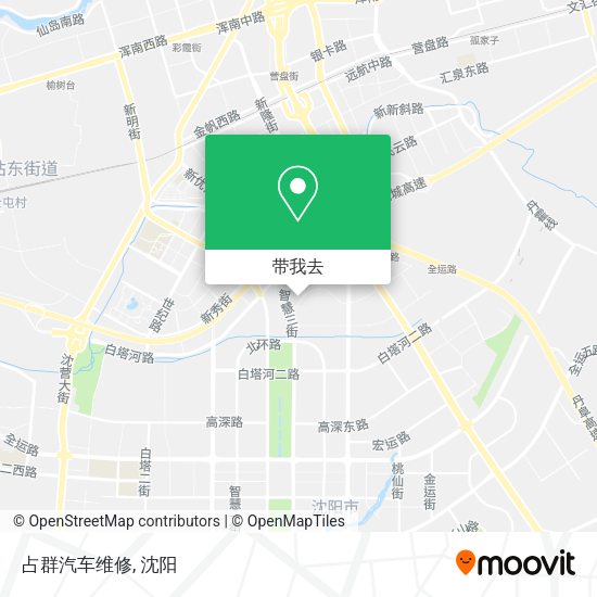 占群汽车维修地图
