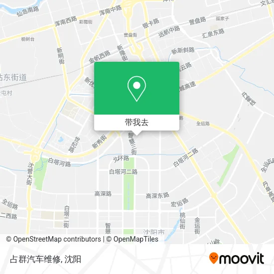 占群汽车维修地图