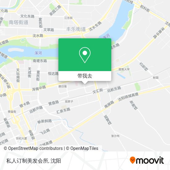 私人订制美发会所地图