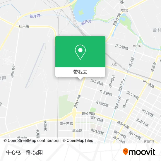 牛心屯一路地图
