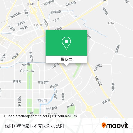 沈阳东泰信息技术有限公司地图
