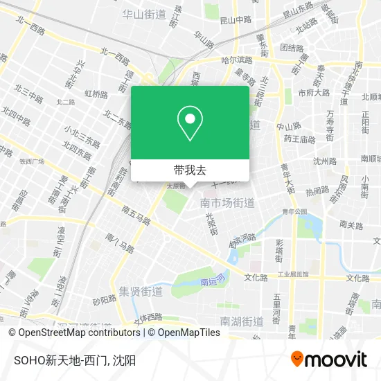SOHO新天地-西门地图