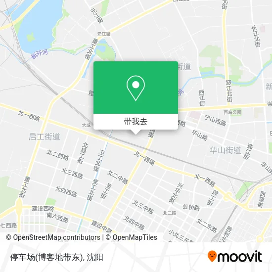 停车场(博客地带东)地图