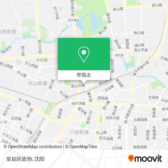 皇姑区政协地图