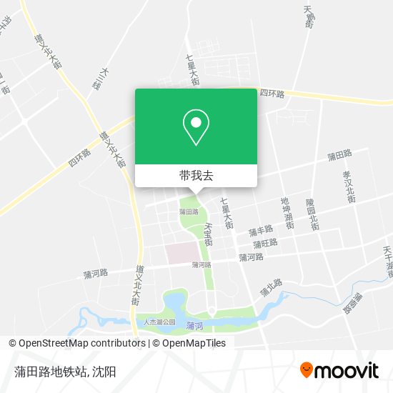 蒲田路地铁站地图