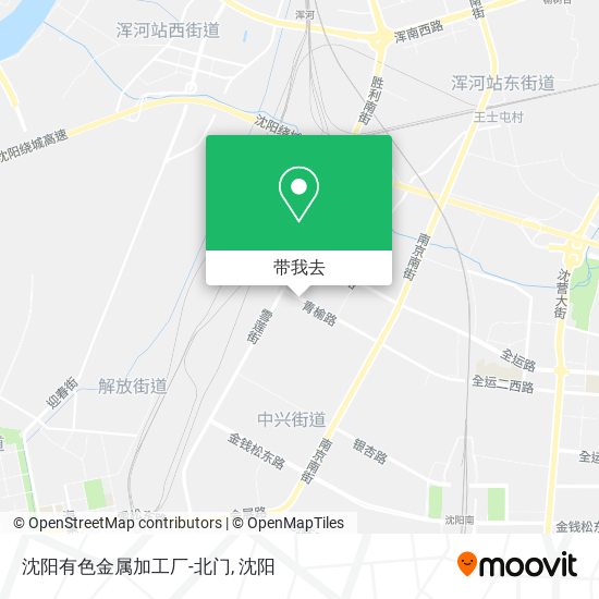 沈阳有色金属加工厂-北门地图