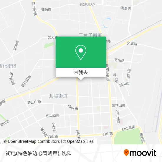 街电(特色油边心管烤串)地图