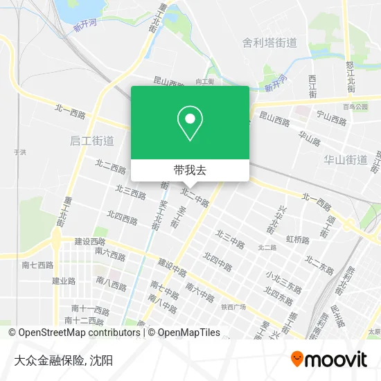 大众金融保险地图