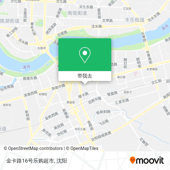 金卡路16号乐购超市地图