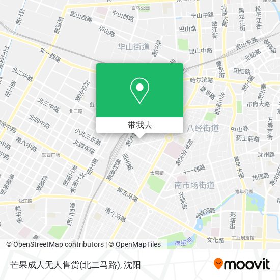 芒果成人无人售货(北二马路)地图