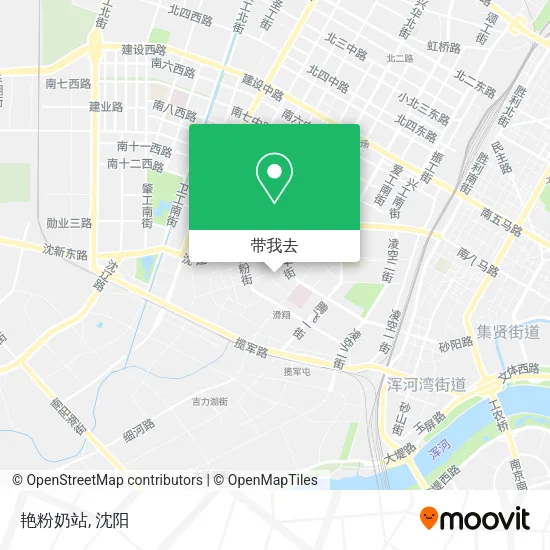 艳粉奶站地图